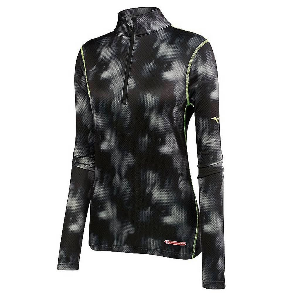 Base Layer Mizuno Breath Thermo Half Cerniera Donna - Nere - 04387-XLFC